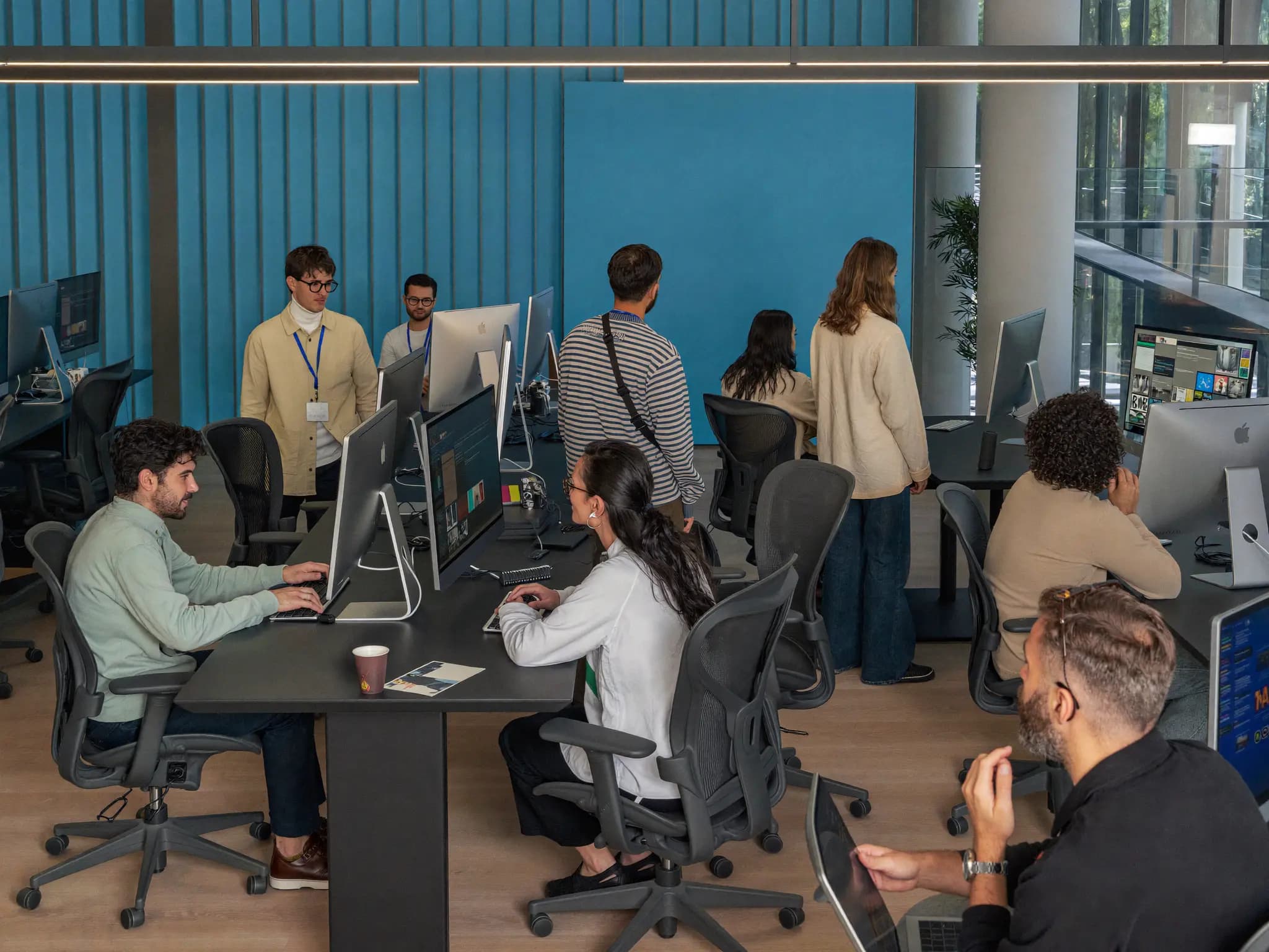 Web applications visualization showing custom platform interfaces